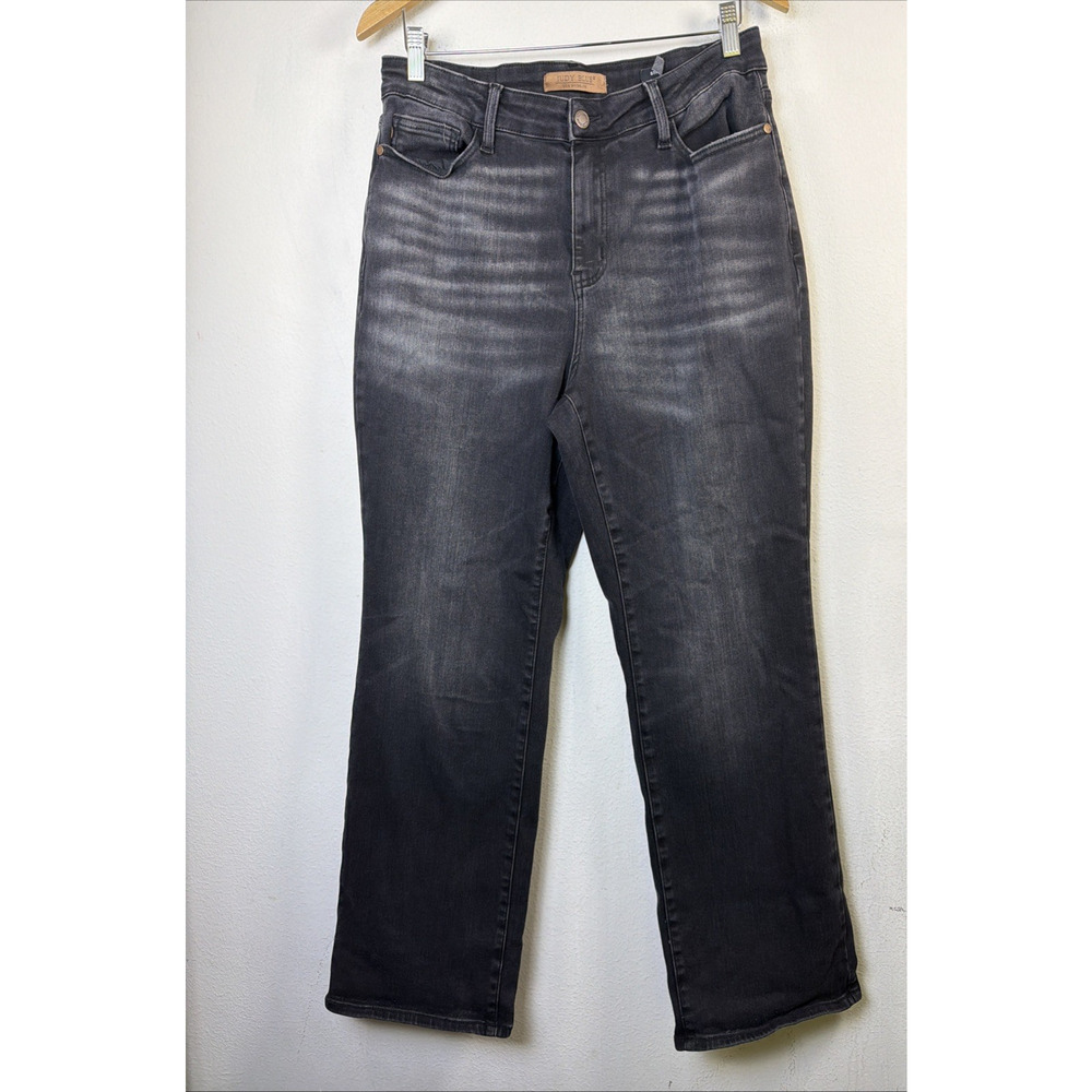 Judy Blue Jeans Women's 16W slimming JB88646 Morgantown high rise black jeans